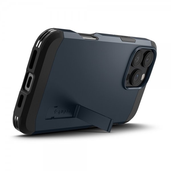 Spigen iPhone 16 Pro Deksel Tough Armor MagFit Metal Slate