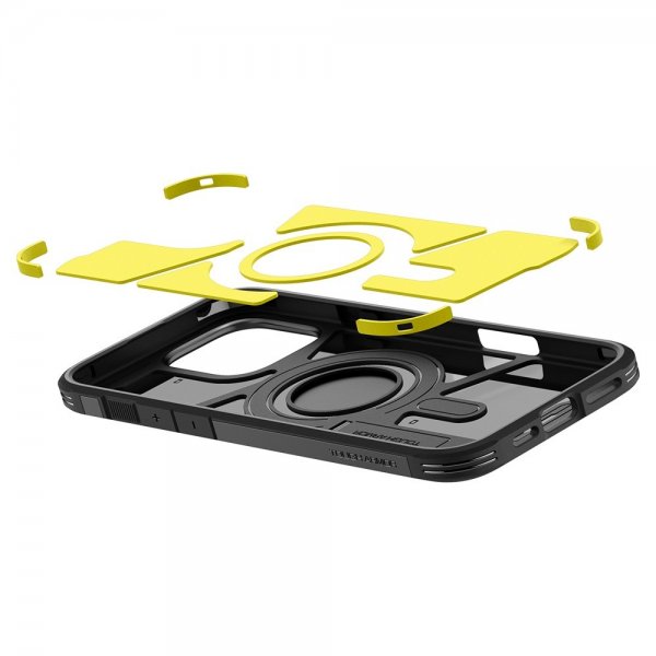 Spigen iPhone 16 Pro Deksel Tough Armor MagFit Svart