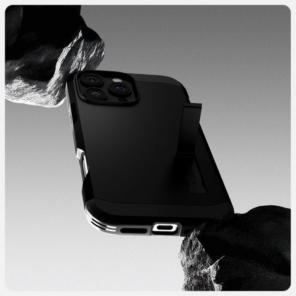 Spigen iPhone 16 Pro Deksel Tough Armor MagFit Svart