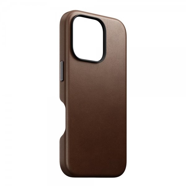 Nomad iPhone 16 Pro Deksel Traditional Leather Case Brun