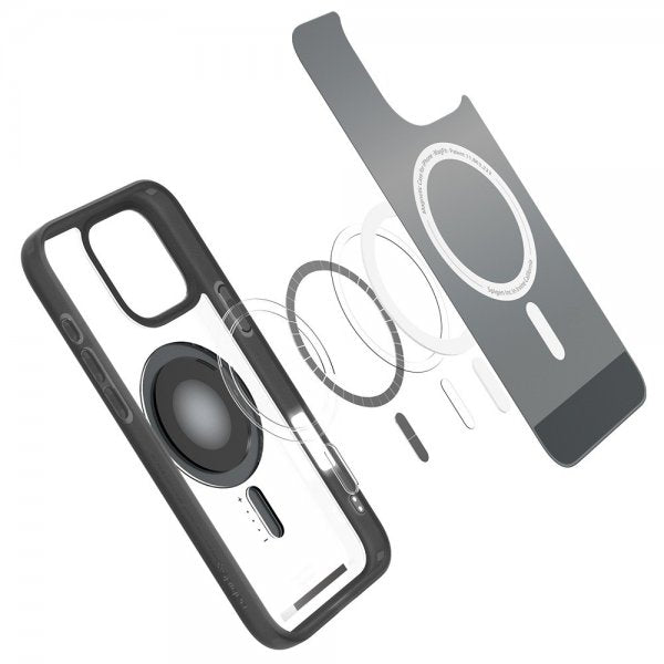 Spigen iPhone 16 Pro Deksel Ultra Hybrid Classic MagFit Svart