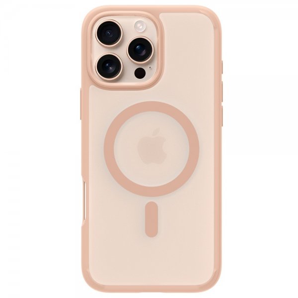 Spigen iPhone 16 Pro Deksel Ultra Hybrid MagFit Frost Rose Titanium