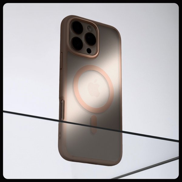 Spigen iPhone 16 Pro Deksel Ultra Hybrid MagFit Frost Rose Titanium