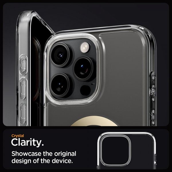 Spigen iPhone 16 Pro Deksel Ultra Hybrid MagFit Gull