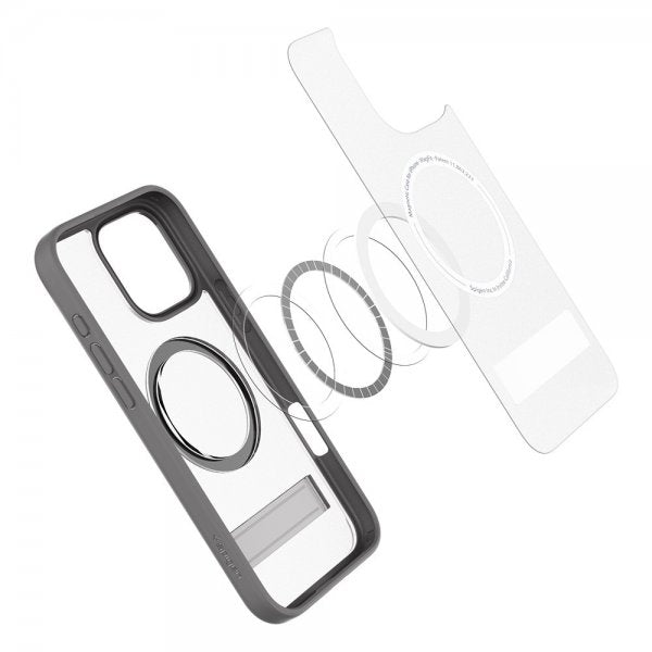 Spigen iPhone 16 Pro Deksel Ultra Hybrid S MagFit Frost Gray