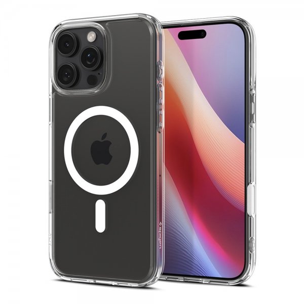 Spigen iPhone 16 Pro Deksel Ultra Hybrid T MagFit Clear White