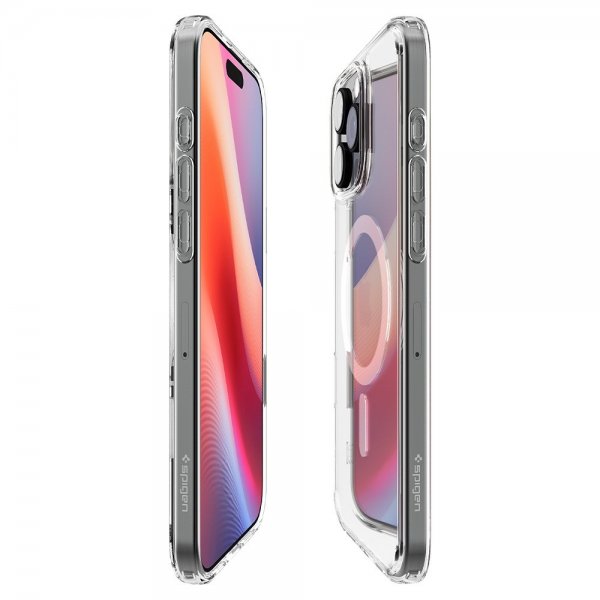 Spigen iPhone 16 Pro Deksel Ultra Hybrid T MagFit Clear White