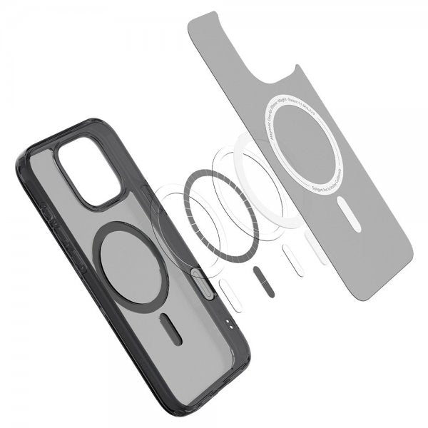 Spigen iPhone 16 Pro Deksel Ultra Hybrid T MagFit Frost Black