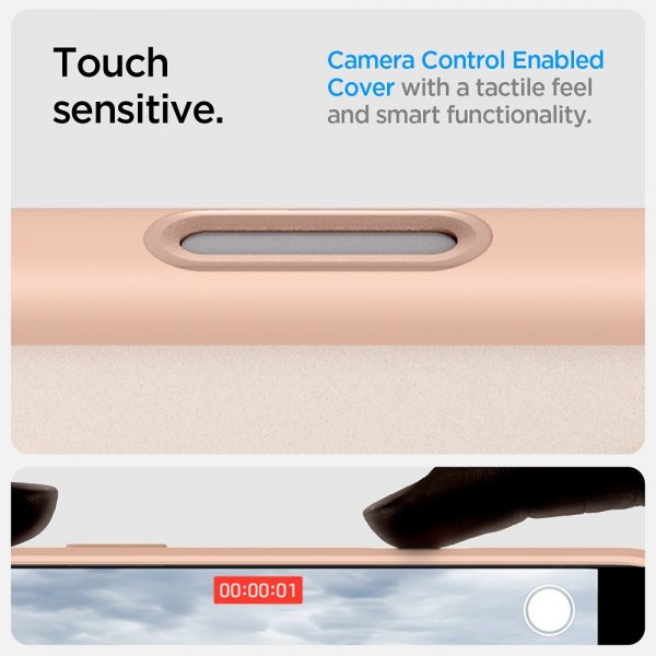 Spigen iPhone 16 Pro Deksel Ultra Hybrid T MagFit Frost Rose Titanium