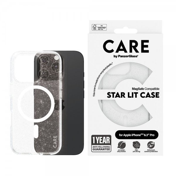 CARE by PanzerGlass iPhone 16 Pro Deksel Urban Combat MagSafe Star Lit