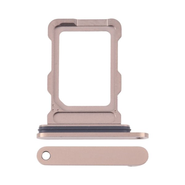 iPhone 16 Pro/16 Pro Max SIM-kortholder - Gull