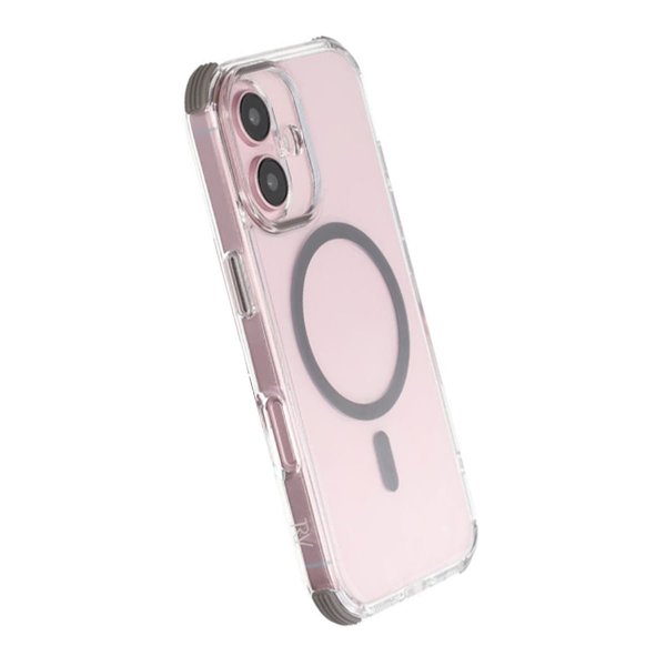 Rvelon iPhone 16 Deksel TPU MagSafe Grå