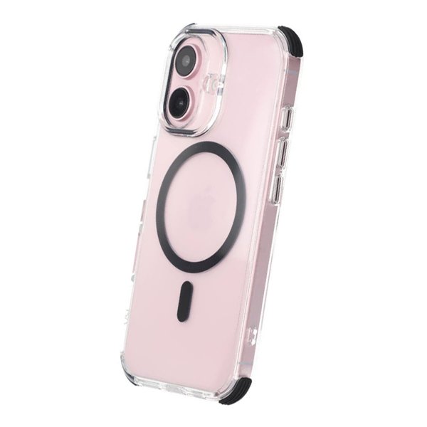 Rvelon iPhone 16 Deksel TPU MagSafe Svart