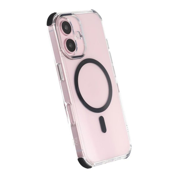 Rvelon iPhone 16 Deksel TPU MagSafe Svart