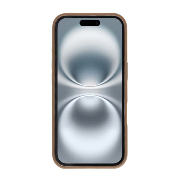 Rvelon iPhone 16 Deksel Roterbart Stativ Brun