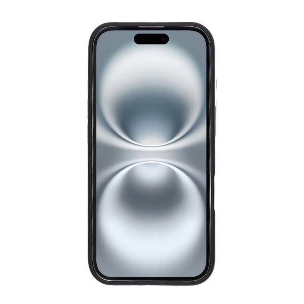 Rvelon iPhone 16 Deksel Roterbart Stativ Svart