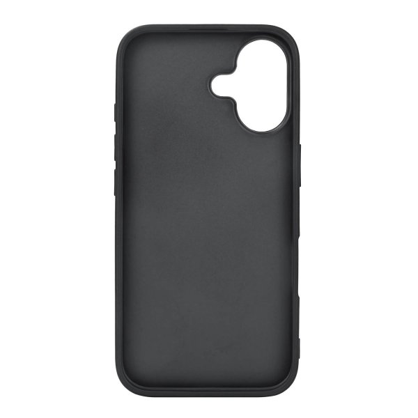 Buffalo iPhone 16 Deksel Ekte skinn MagSeries Svart