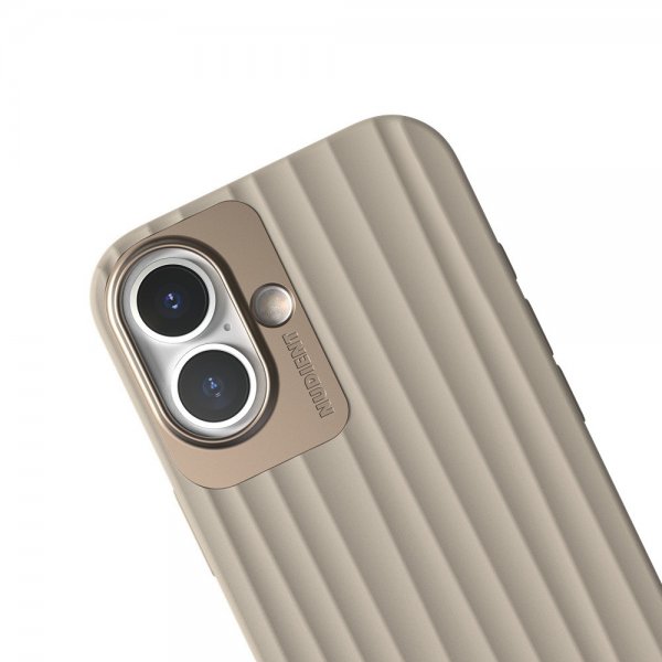 Nudient iPhone 16 Deksel Bold MagSafe Linen Beige