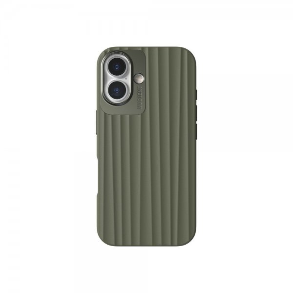 Nudient iPhone 16 Deksel Bold MagSafe Olive Green