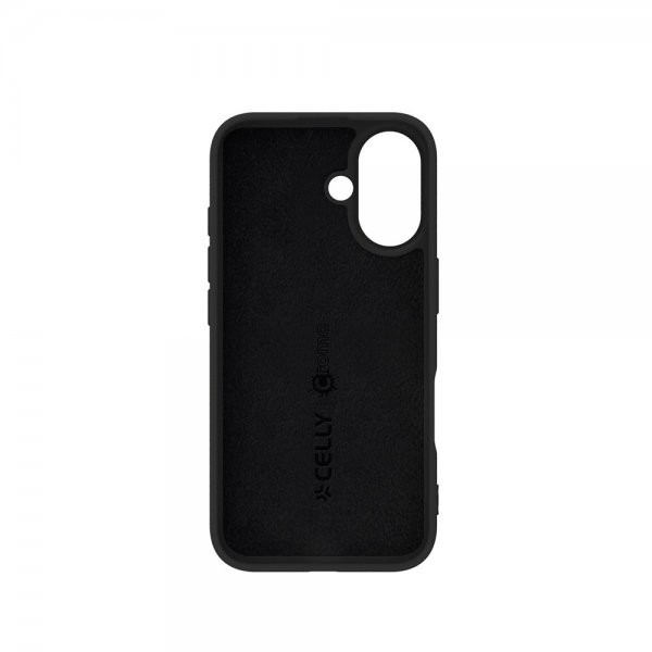 Celly iPhone 16 Deksel CROMO Svart