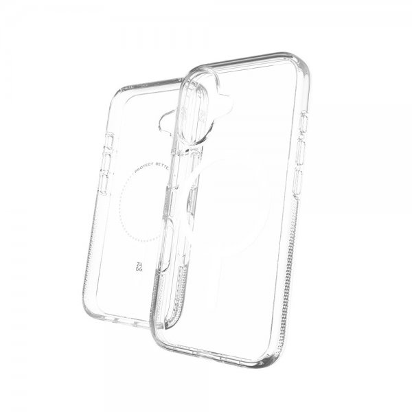 Zagg iPhone 16 Deksel Crystal Palace Snap Transparent