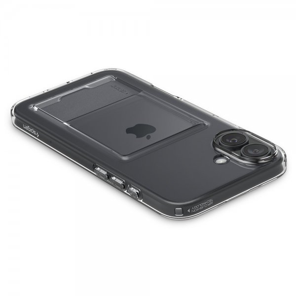Spigen iPhone 16 Deksel Crystal Slot Crystal Clear