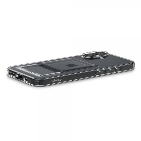 Spigen iPhone 16 Deksel Crystal Slot Crystal Clear