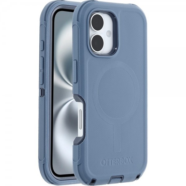Otterbox iPhone 16 Deksel Defender MagSafe Baby Blue Jeans