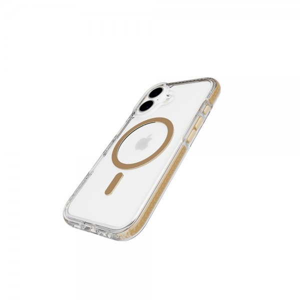 Tech21 iPhone 16 Deksel EvoCrystal MagSafe Gull