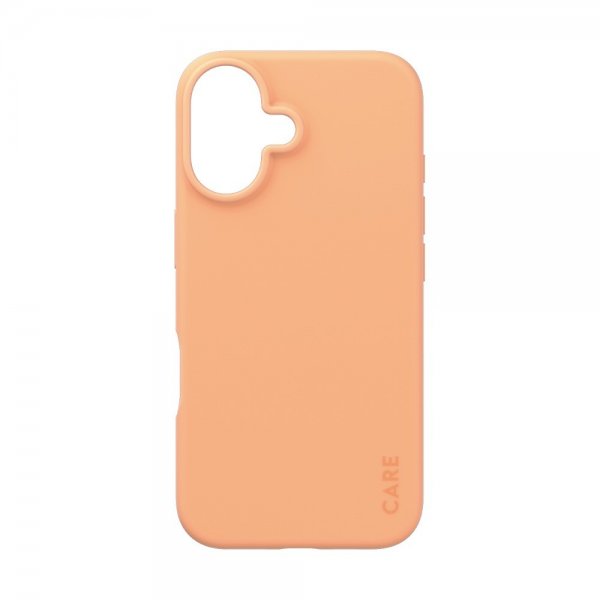 CARE by PanzerGlass iPhone 16 Deksel Fashionable Peachy