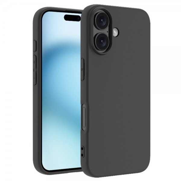 Nordic Covers iPhone 16 Deksel Feather Series Raven Black