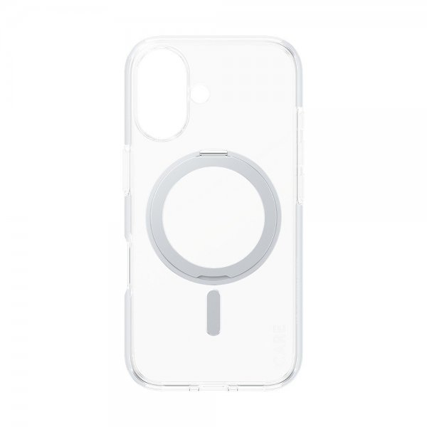 CARE by PanzerGlass iPhone 16 Deksel Kickstand MagSafe Sølv