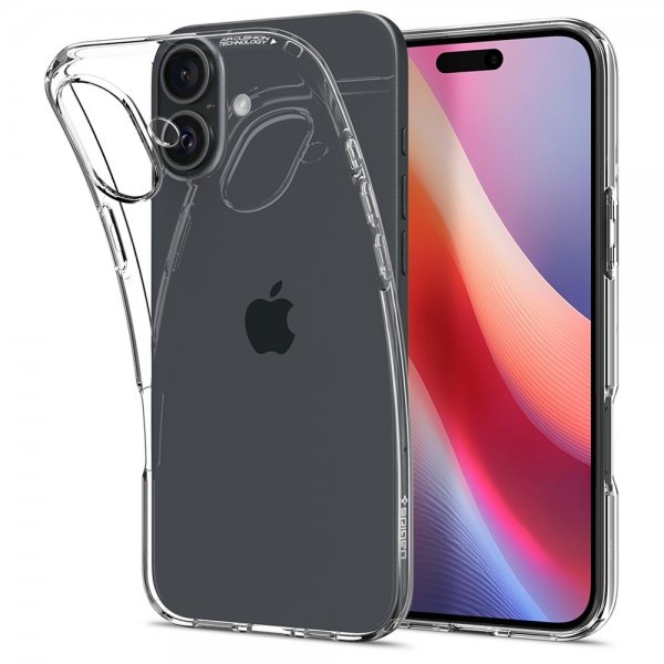 Spigen iPhone 16 Deksel Liquid Crystal Crystal Clear