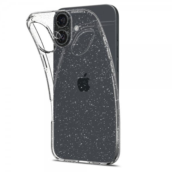 Spigen iPhone 16 Deksel Liquid Crystal Glitter Crystal Quartz