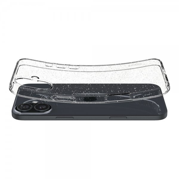 Spigen iPhone 16 Deksel Liquid Crystal Glitter Crystal Quartz