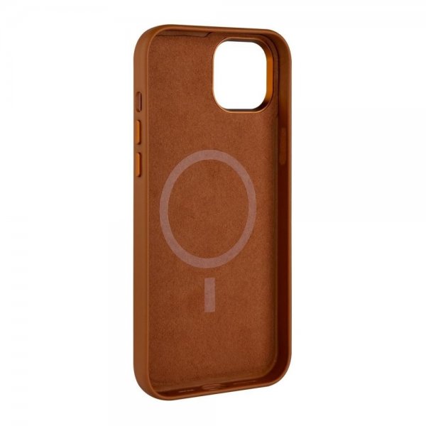 Fixed iPhone 16 Deksel MagLeather Brun
