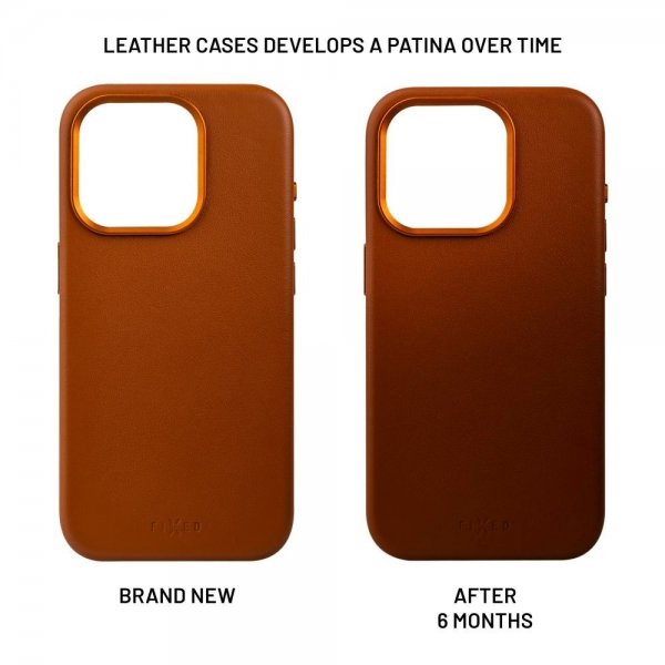 Fixed iPhone 16 Deksel MagLeather Brun