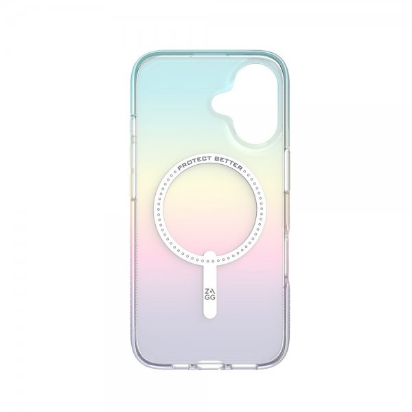 Zagg iPhone 16 Deksel Milan Snap Iridescent