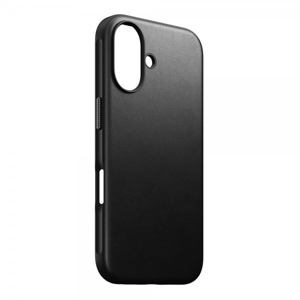 Nomad iPhone 16 Deksel Modern Leather Case Svart