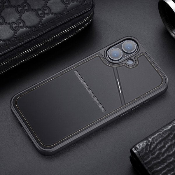 Dux Ducis iPhone 16 Deksel Rafi II Series MagSafe Svart