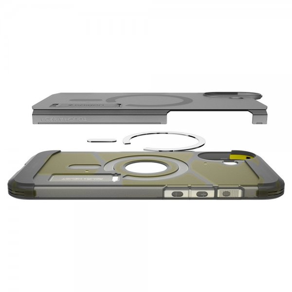Spigen iPhone 16 Deksel Tough Armor MagFit Frost Black