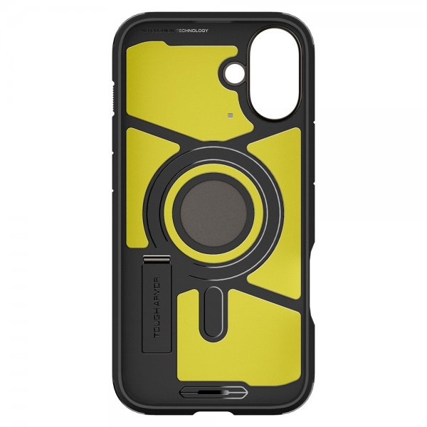 Spigen iPhone 16 Deksel Tough Armor MagFit Gunmetal