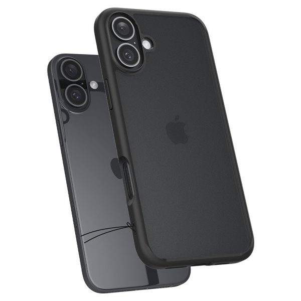 Spigen iPhone 16 Deksel Ultra Hybrid Frost Black