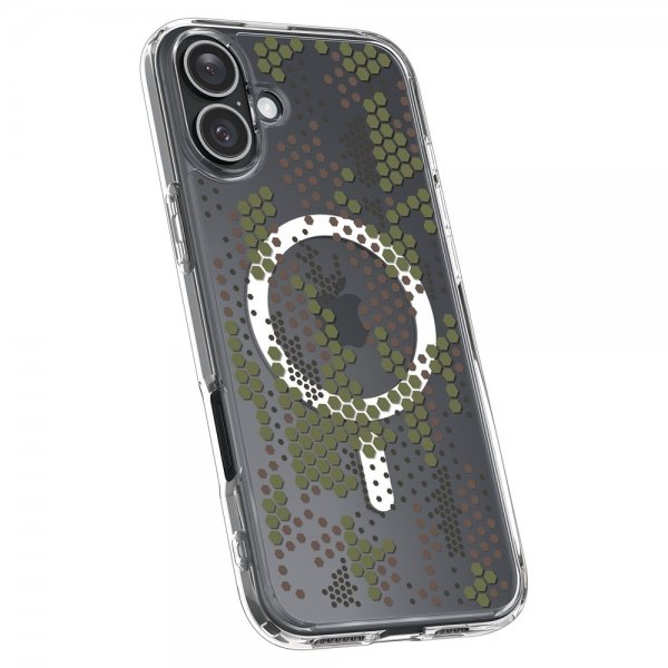 Spigen iPhone 16 Deksel Ultra Hybrid MagFit Digital Camo