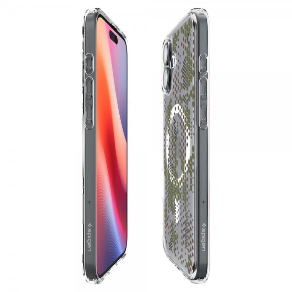 Spigen iPhone 16 Deksel Ultra Hybrid MagFit Digital Camo