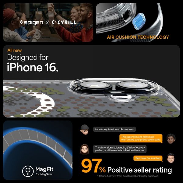 Spigen iPhone 16 Deksel Ultra Hybrid MagFit Digital Camo