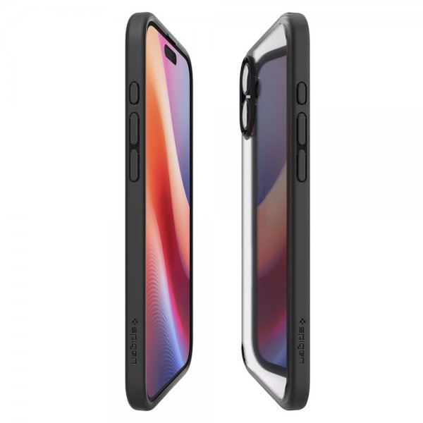 Spigen iPhone 16 Deksel Ultra Hybrid Matte Svart