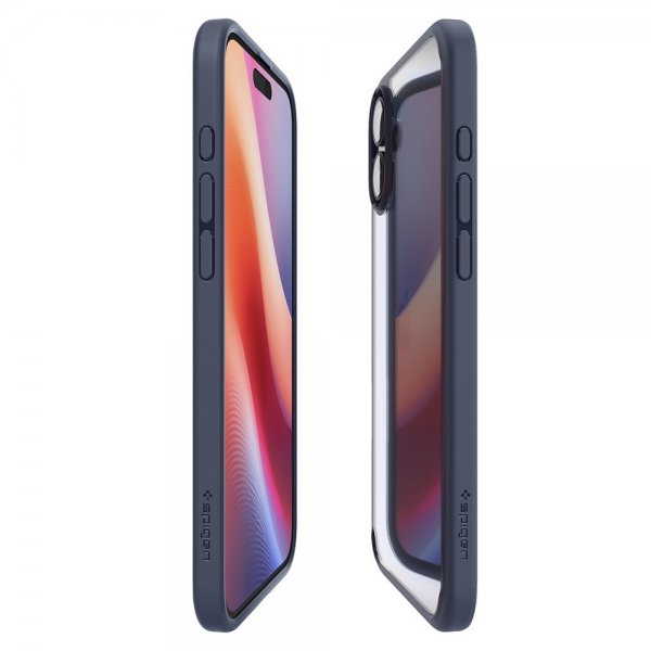 Spigen iPhone 16 Deksel Ultra Hybrid Navy Blue