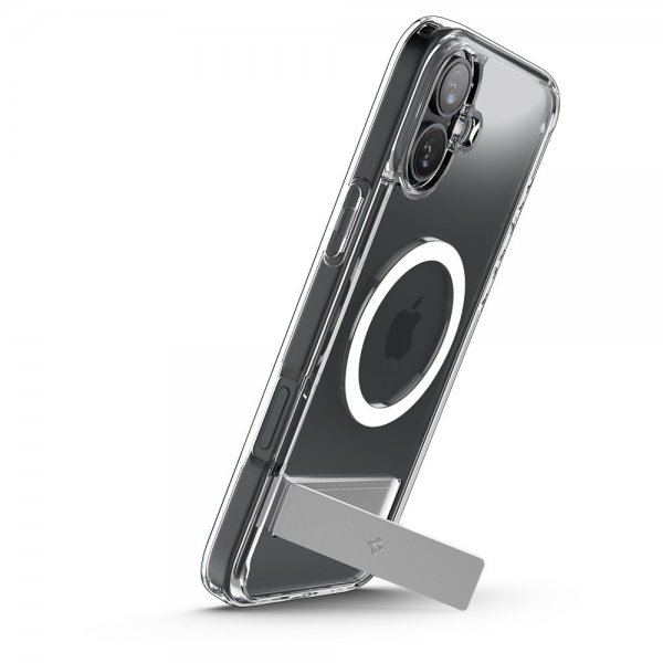 Spigen iPhone 16 Deksel Ultra Hybrid S MagFit Crystal Clear