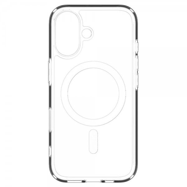 Spigen iPhone 16 Deksel Ultra Hybrid T MagFit Clear White